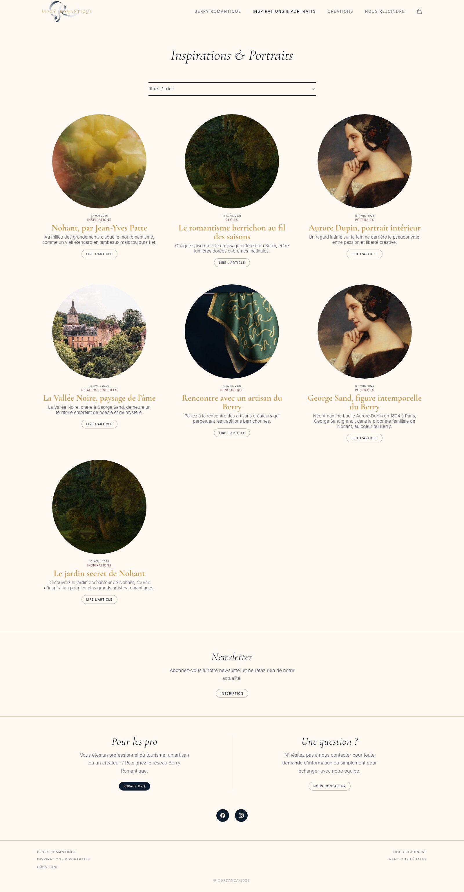 Berry Romantique — inspirations et portraits