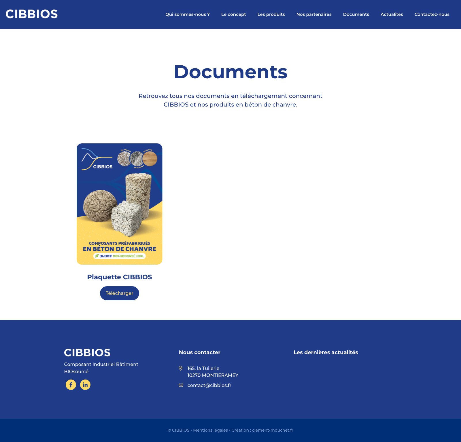 Cibbios — page documents