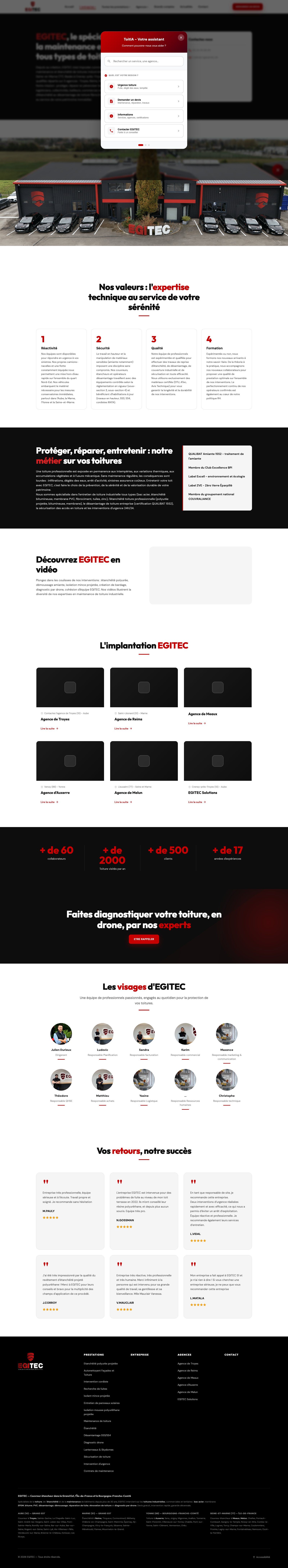 EGITEC — page l'entreprise